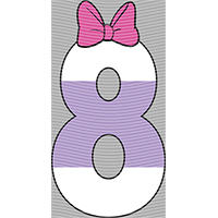 Cartoon letters-CL 122